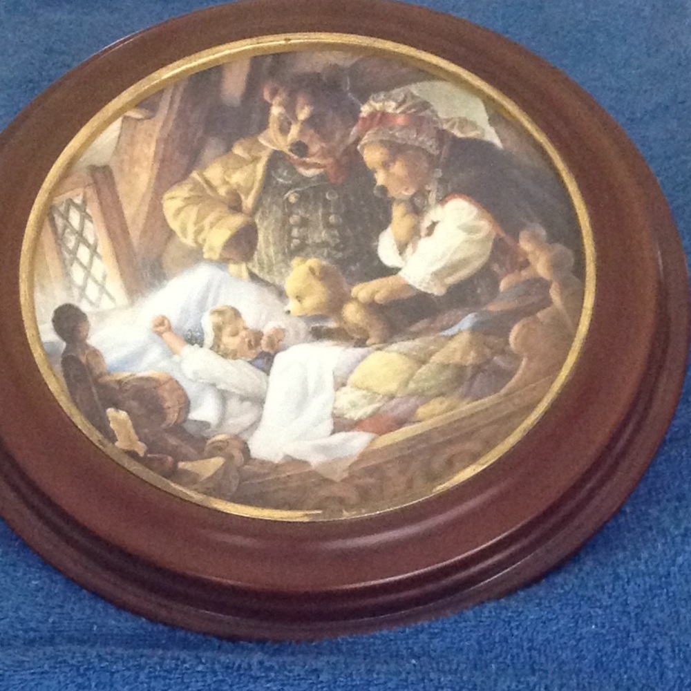 Collectible Vintage Goldilocks Plate